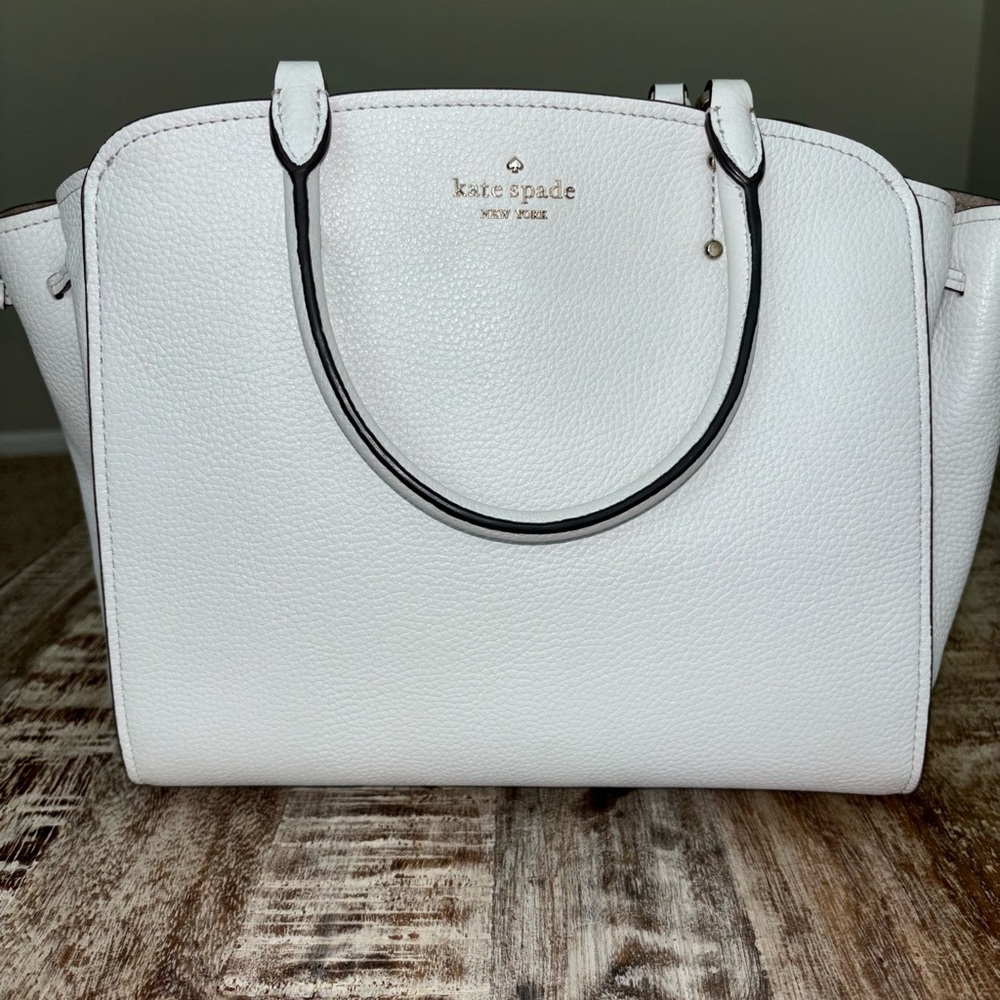 Kate Spade White Satchel Bag